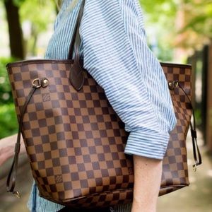 💋LIKE NEW💋 Neverfull MM Damier Ebene